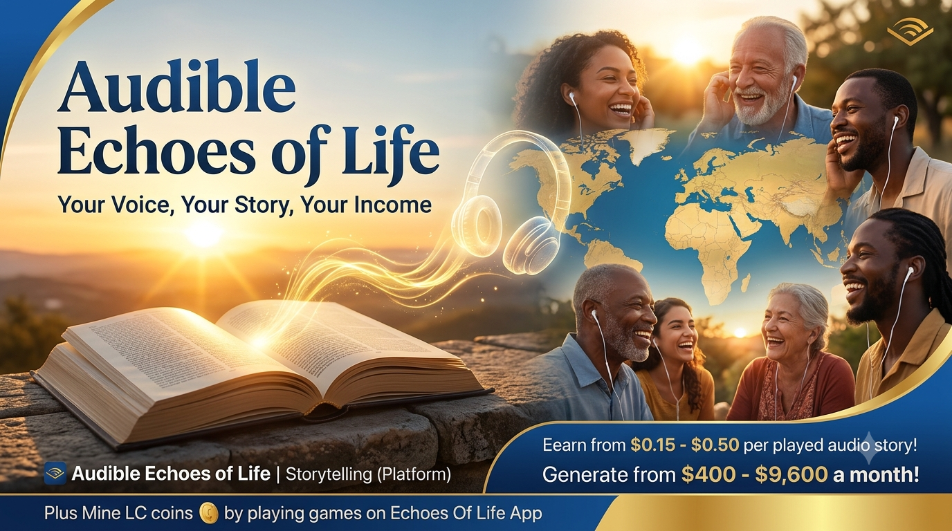 Banner 10 — Your Voice, Your Story, Your Income (Wide)